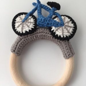 blauer Fahrrad-Greifling