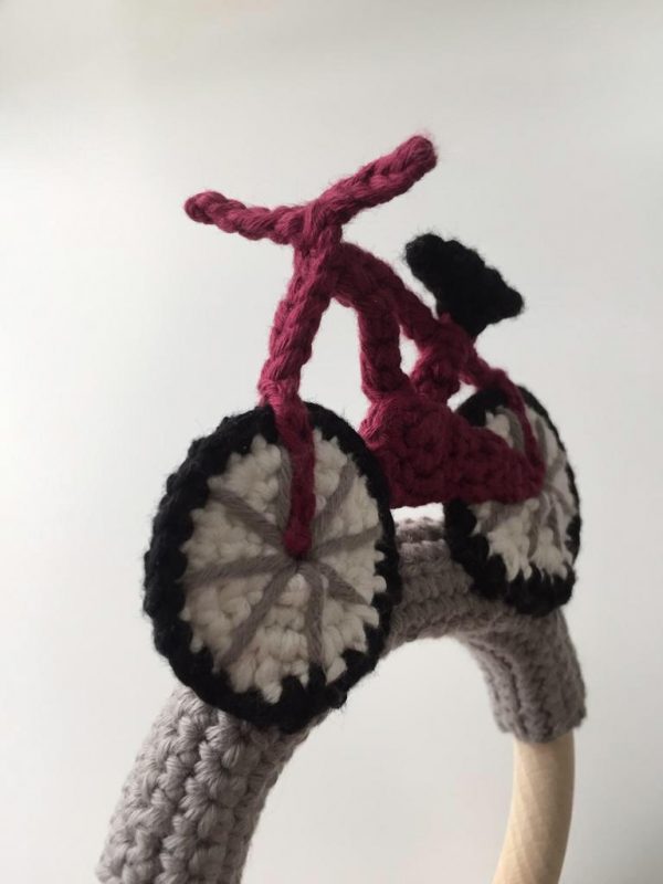 weinroter Fahrrad-Greifling – Bild 2