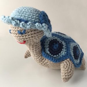 blaue Schildkröte