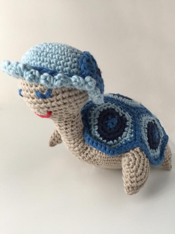 blaue Schildkröte