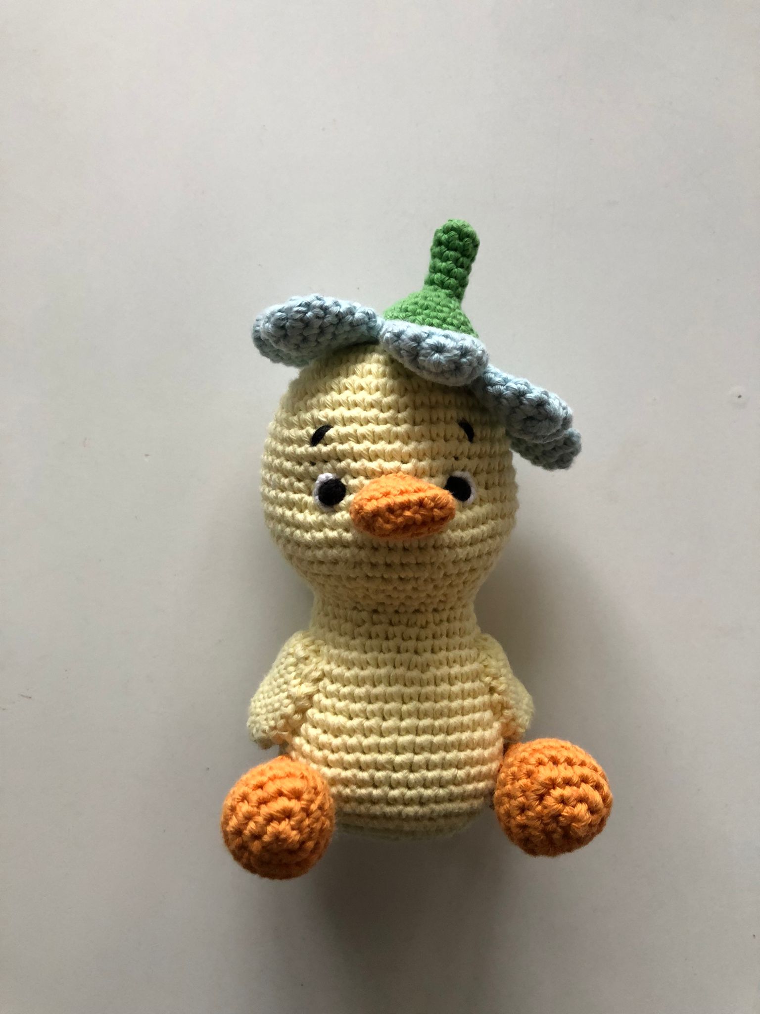 Ente Florett mit blauer Blüte